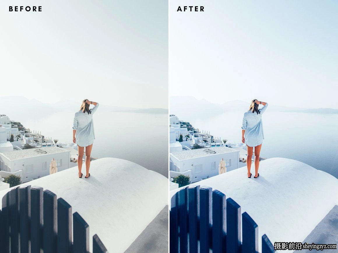 免费LR预设-旅拍人文风光LR预设 Santorini Lightroom Presets