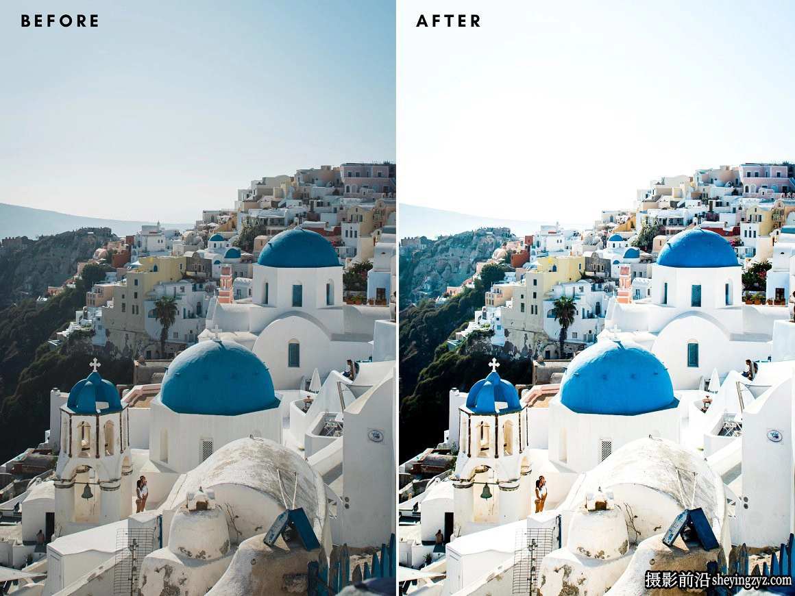 免费LR预设-旅拍人文风光LR预设 Santorini Lightroom Presets