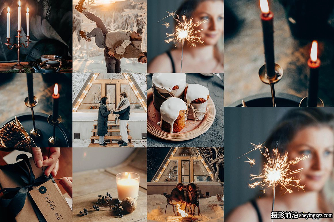 假期旅行电影人像后期调色Lightroom预设 NOEL LIGHTROOM PRESETS