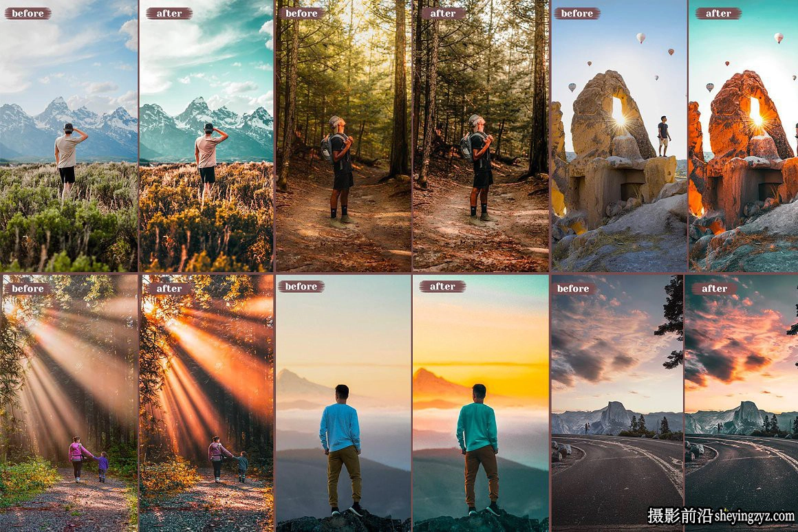 旅行电影风光后期调色Lightroom预设 Travel Lightroom Presets