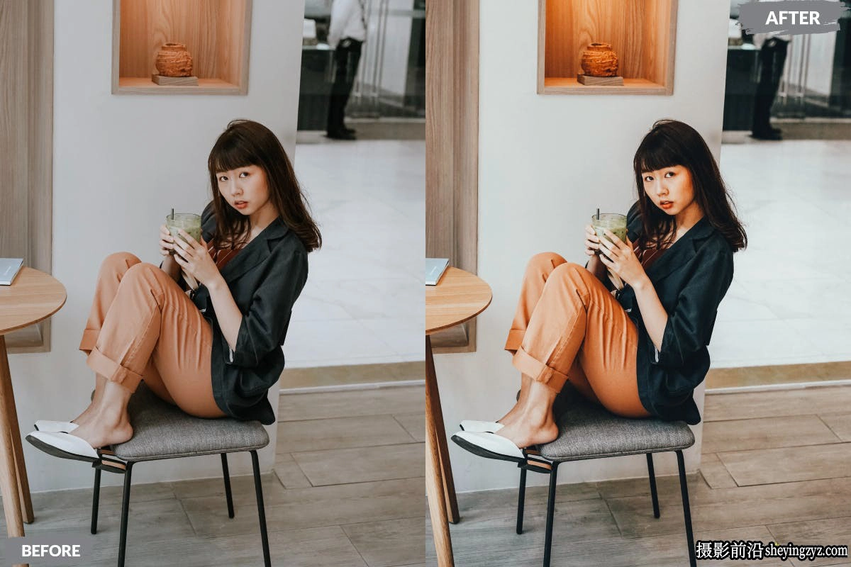 咖啡厅城市人像后期调色Lightroom预设Cozy Cafe Lightroom Presets