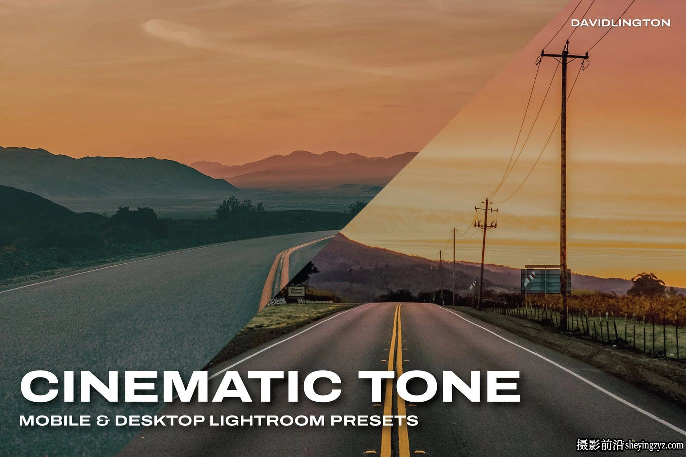 旅拍电影风光调色LR预设和LUT预设 Cinematic Tone Presets &amp; LUTs