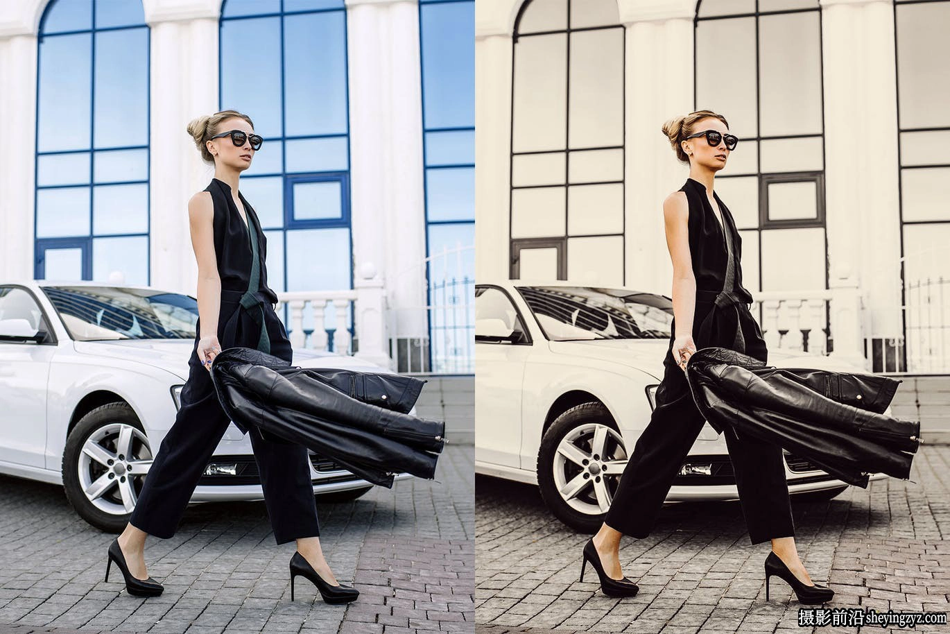 黑暗电影情绪人像LR预设及LUT预设Luxury Black Presets and LUTs