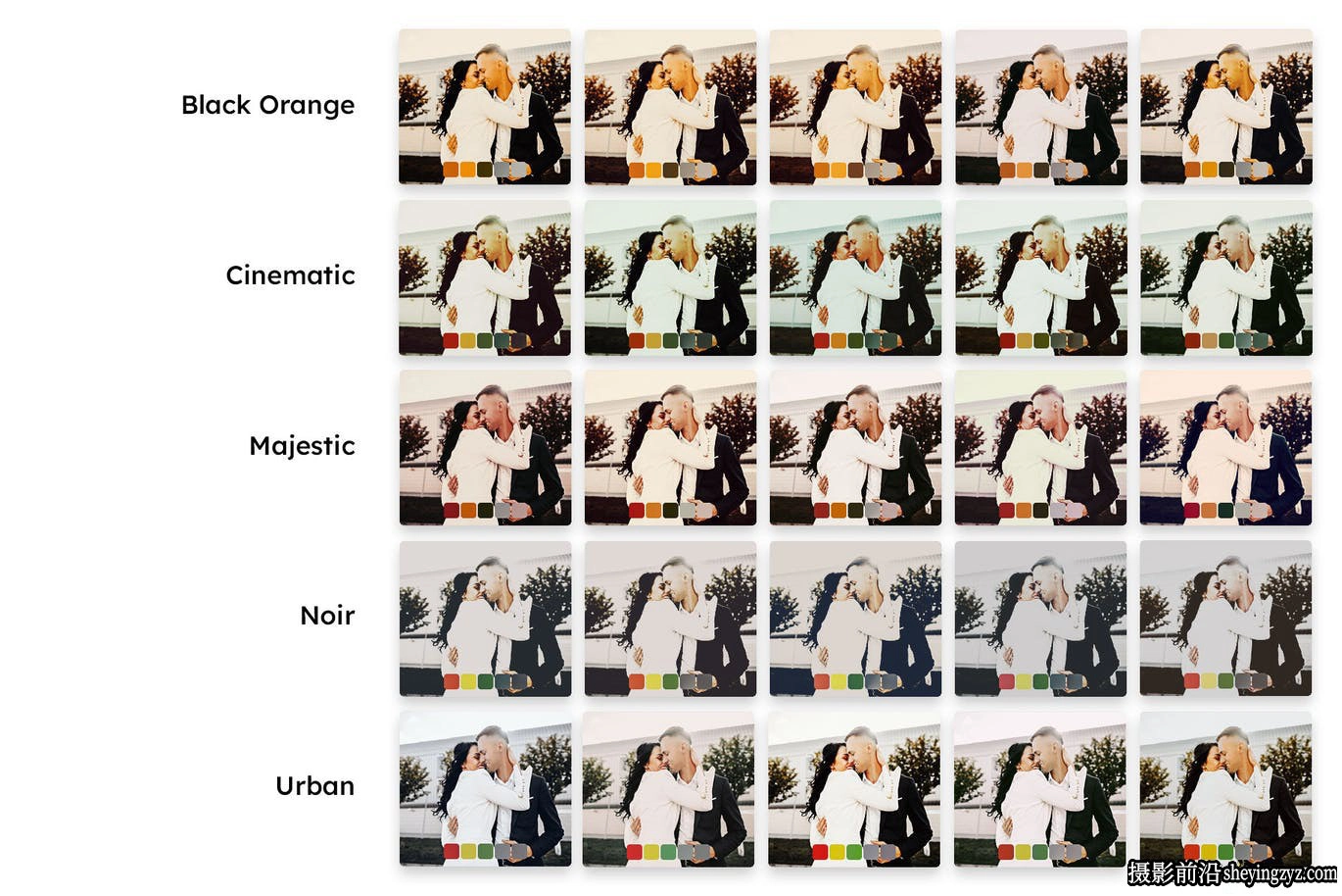 黑暗电影情绪人像LR预设及LUT预设Luxury Black Presets and LUTs