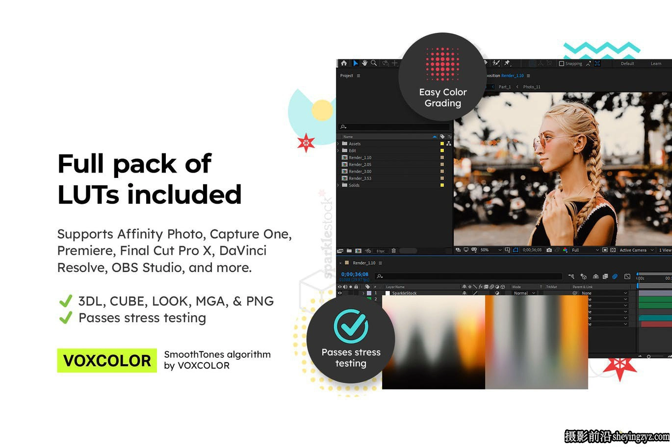 黑暗电影情绪人像LR预设及LUT预设Luxury Black Presets and LUTs