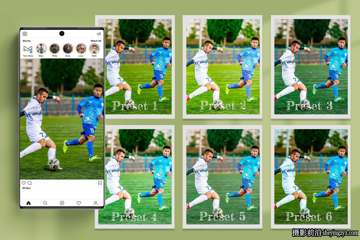足球世界杯摄影调色LR预设及LUT预设Soccer World Cup Presets