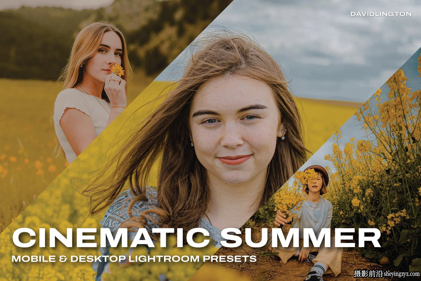 夏季电影人像调色LR预设和LUT预设 CINEMATIC SUMMER Presets &amp; LUT