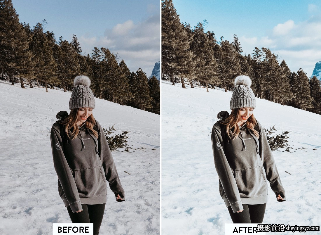 冬季人像调色LR预设级手机LR预设 COLD WINTER Lightroom Presets