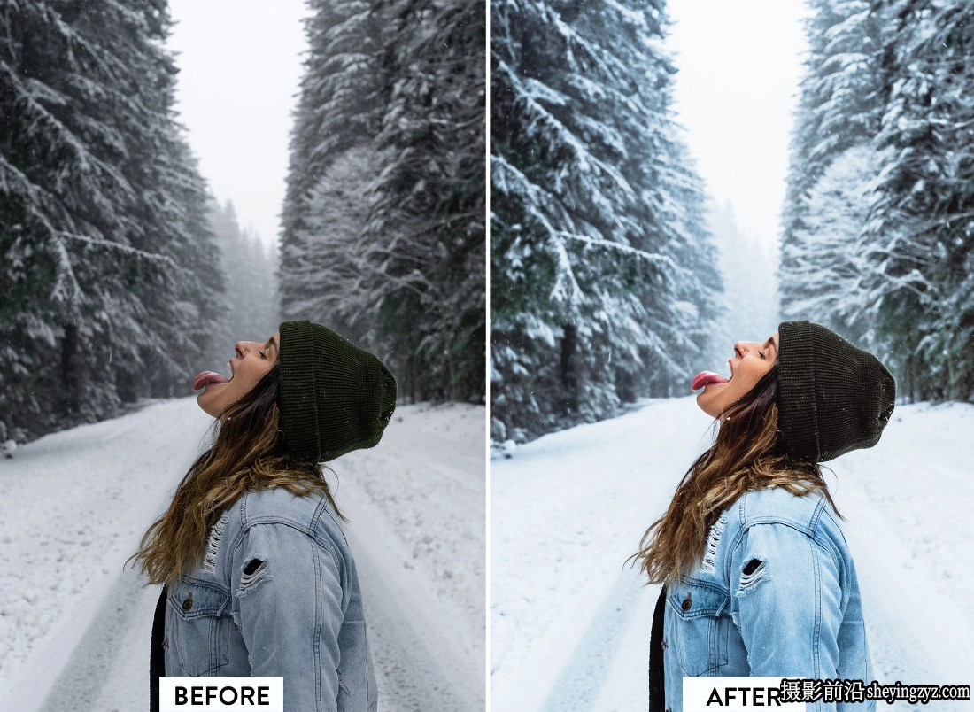 冬季人像调色LR预设级手机LR预设 COLD WINTER Lightroom Presets