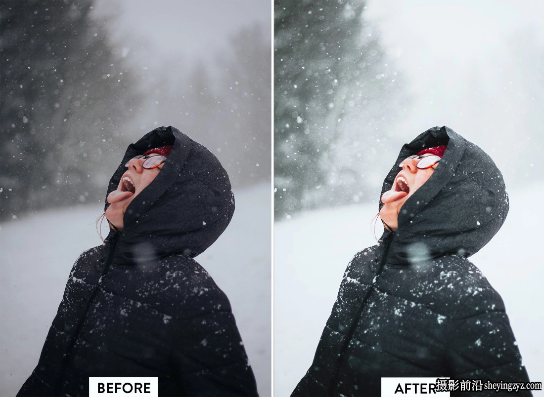 冬季人像调色LR预设级手机LR预设 COLD WINTER Lightroom Presets