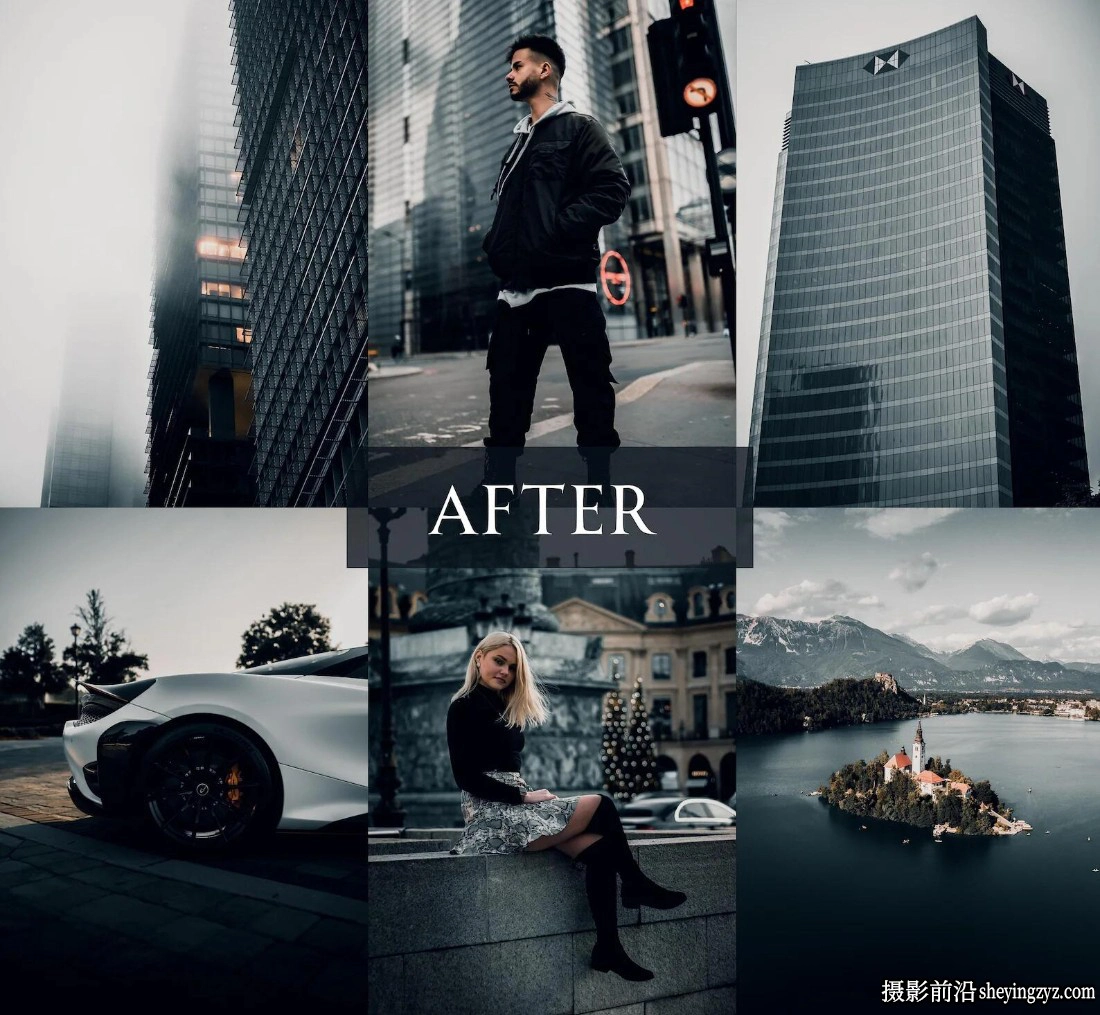 城市街拍黑暗电影风格LR预设Cinematic Dark Lightroom Presets