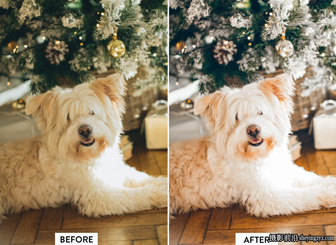 10种圣诞节摄影调色LR预设及手机LR预设CHRISTMAS Lightroom Preset