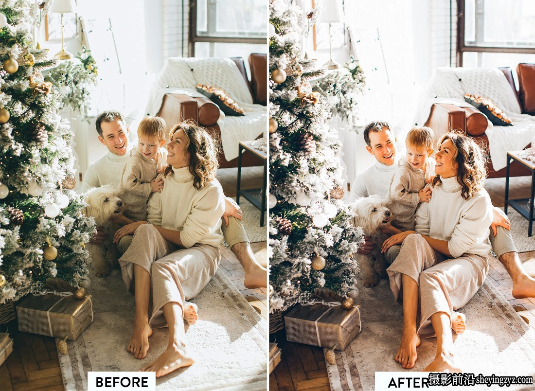 10种圣诞节摄影调色LR预设及手机LR预设CHRISTMAS Lightroom Preset