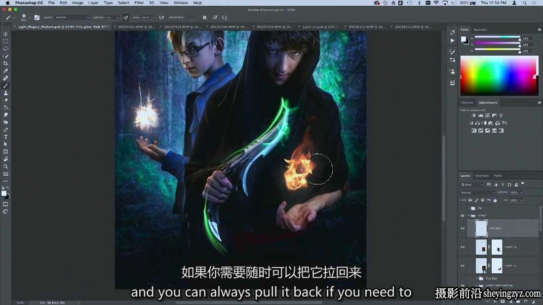 Bret Malley 为高级合成营造电影灯光光照效果教程-中英字幕