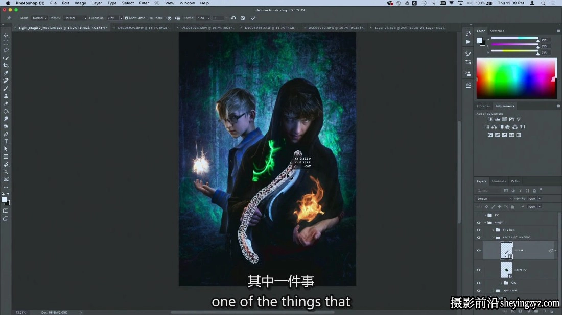 Bret Malley 为高级合成营造电影灯光光照效果教程-中英字幕