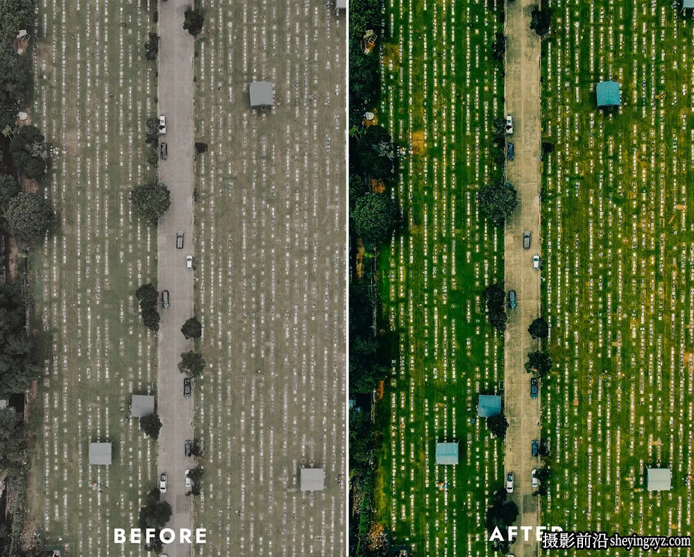 无人机航拍风光大片调色LR预设及LUT预设LANDSCAPE PRO PRESETS