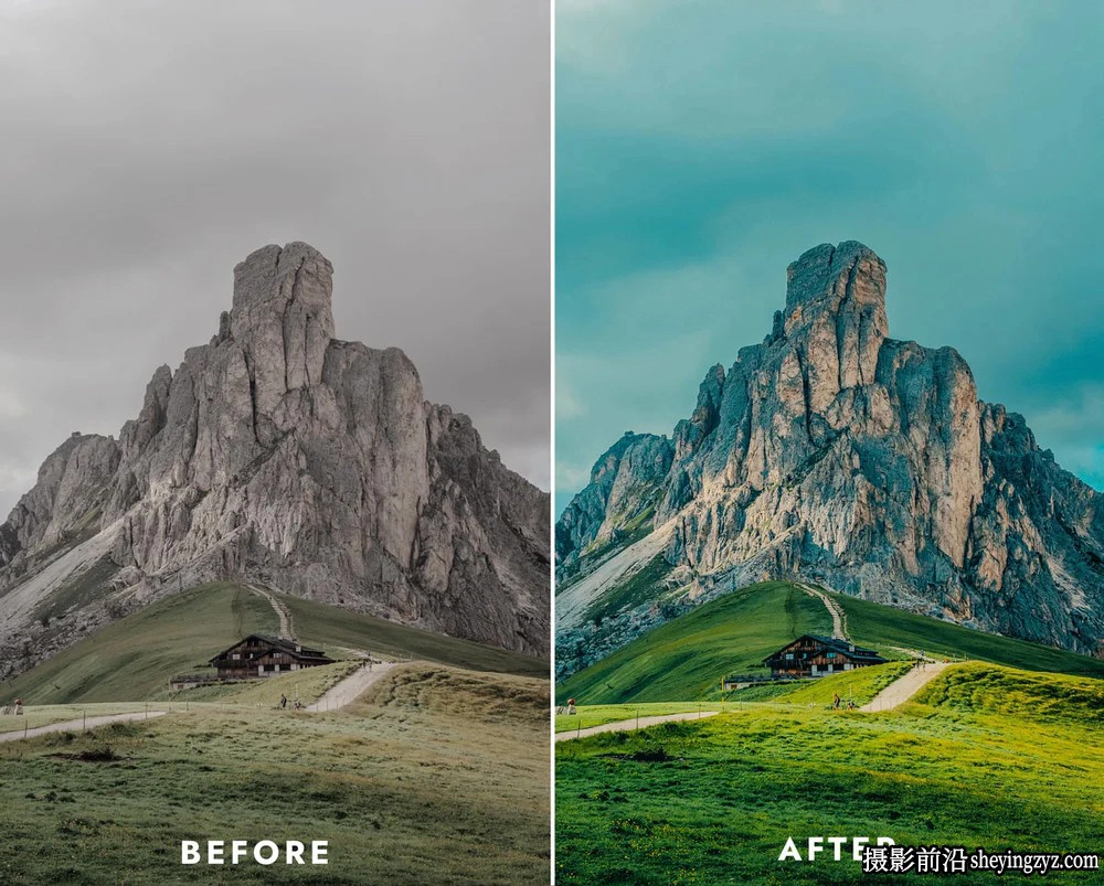 无人机航拍风光大片调色LR预设及LUT预设LANDSCAPE PRO PRESETS