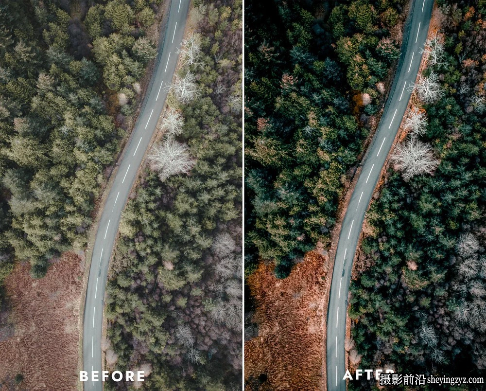 无人机航拍HDR风光大片调色LR预设及LUT预设 AERIAL HDR PRESETS