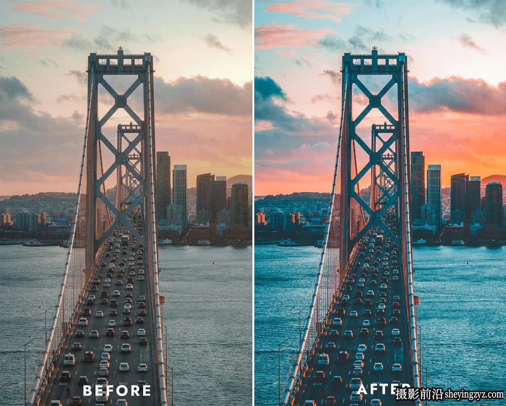 城市风光无人机航拍摄影调色LR预设及LUT以上 CITY DRONE PRESETS
