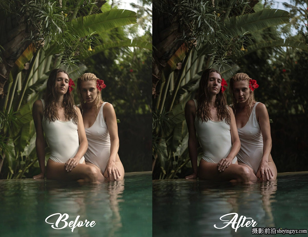 无人机航拍黑暗电影风光LR预设 MePresets-Cinematic Green Presets