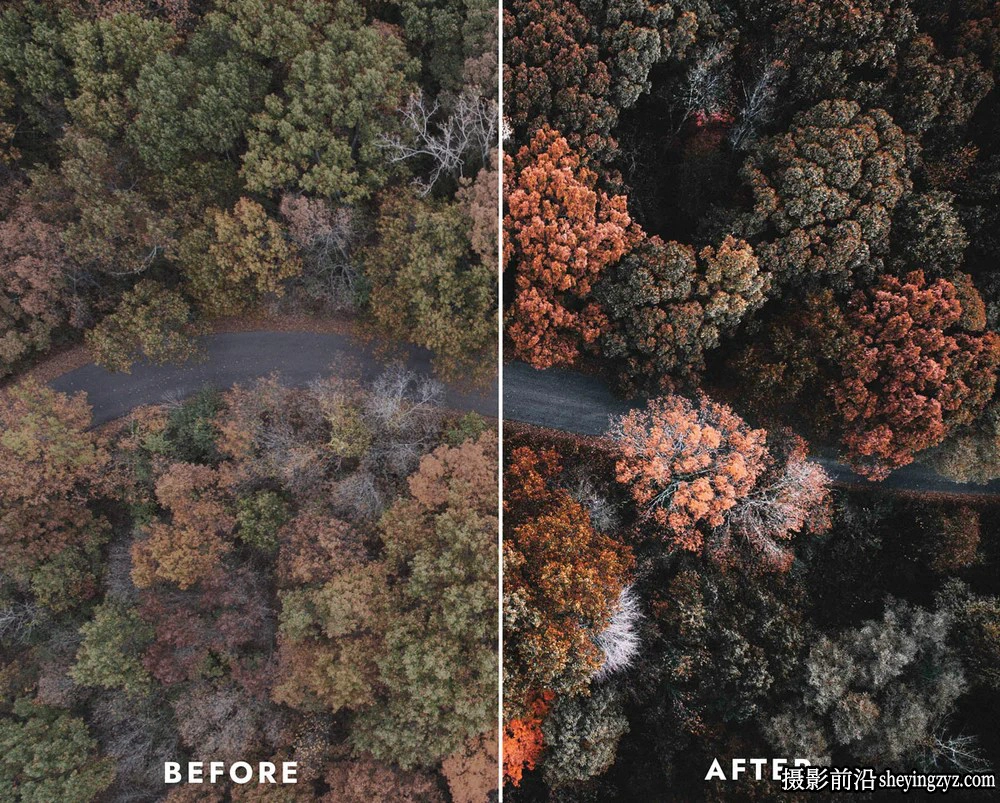 无人机航拍褪色电影风光LR预设及LUT预设 FADED CINE PRESETS