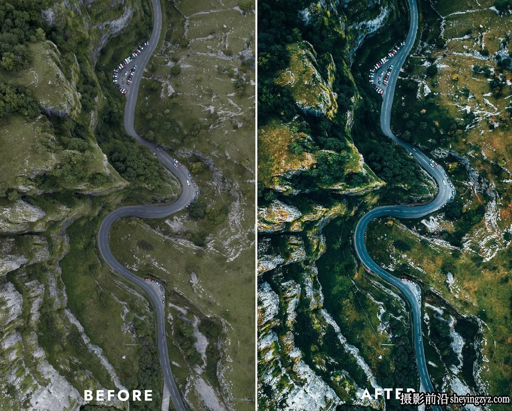 电影风光无人机航拍LR预设级LUT预设 CINEMATIC DRONE PRESETS