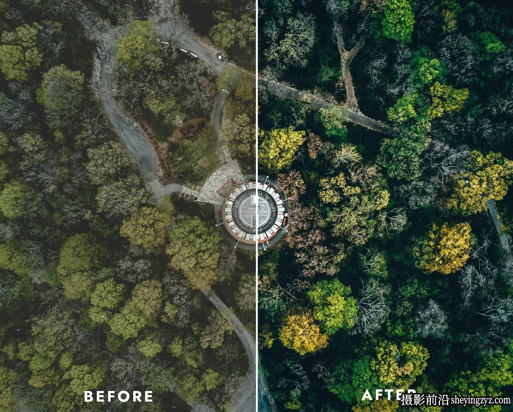 电影风光无人机航拍LR预设级LUT预设 CINEMATIC DRONE PRESETS