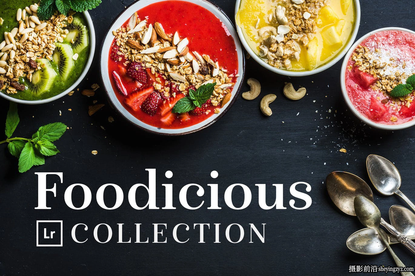 清新通透美食摄影后期调色LR预设 Foodicious -Lightroom Presets