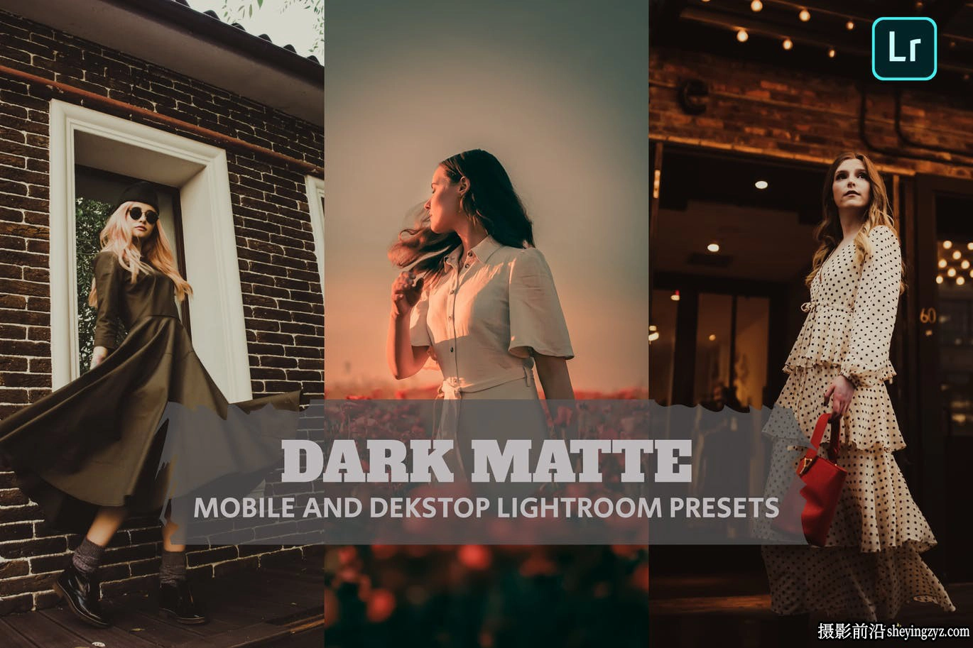 免费LR预设-深色情绪人像调色LR预设 Dark Matte Lightroom Presets
