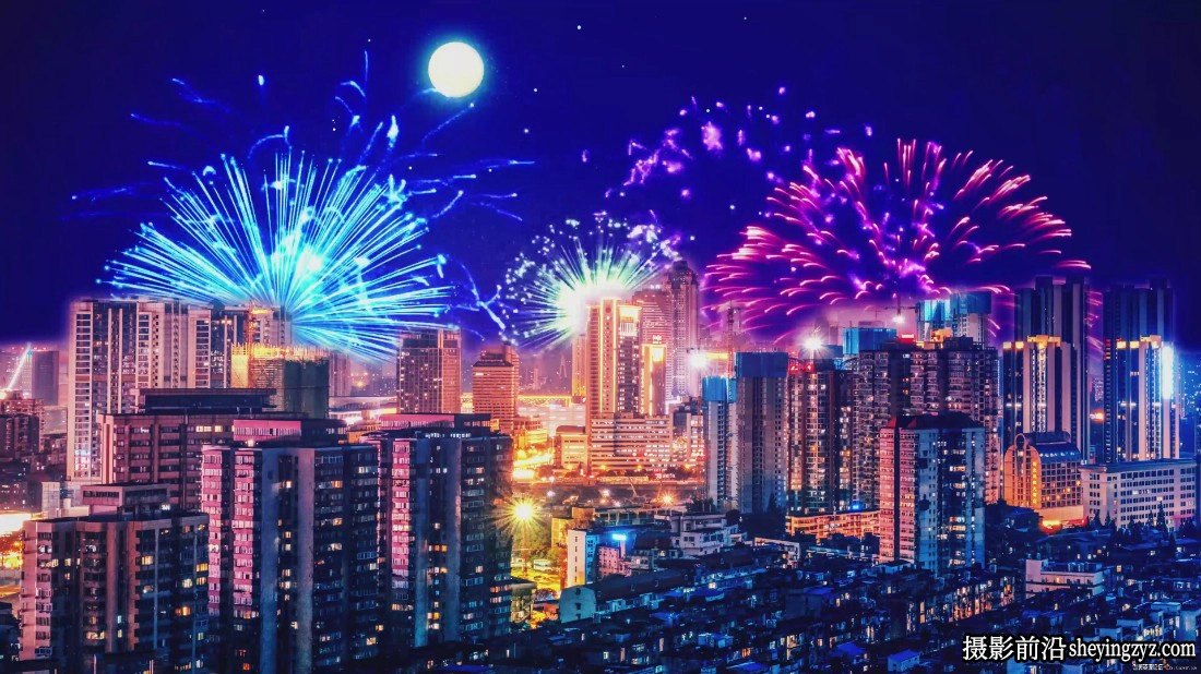 38种4K新年元旦节日烟花烟火高清背景LED视频素材
