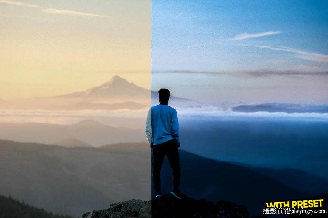蓝色电影风光LR预设手机LR预 ARTA Presets- Blue Sunset Presets