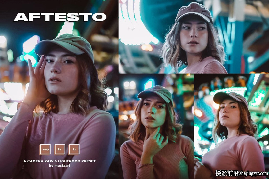 免费lr预设-夜景街拍人像调色LR预设 MustaART Aftesto Preset