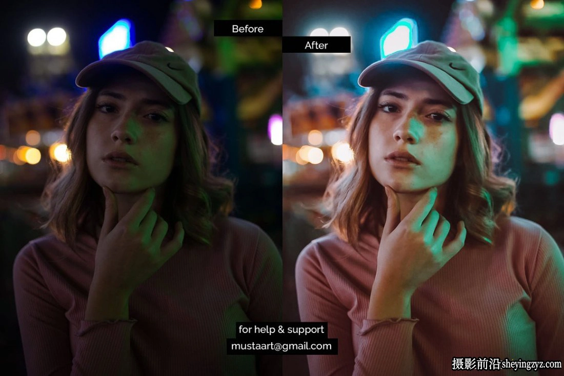 免费lr预设-夜景街拍人像调色LR预设 MustaART Aftesto Preset