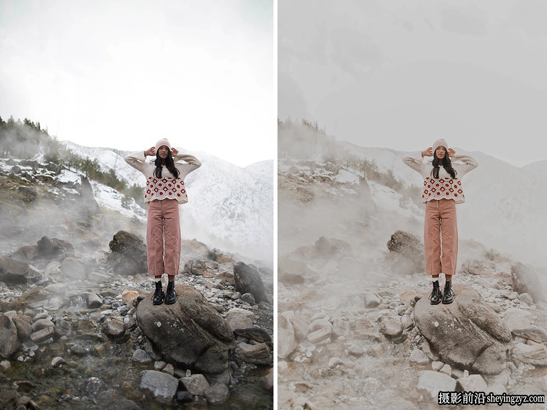 低对比度柔和褪色网红人像LR预设LyssieLooLoo-Faded Glow Preset
