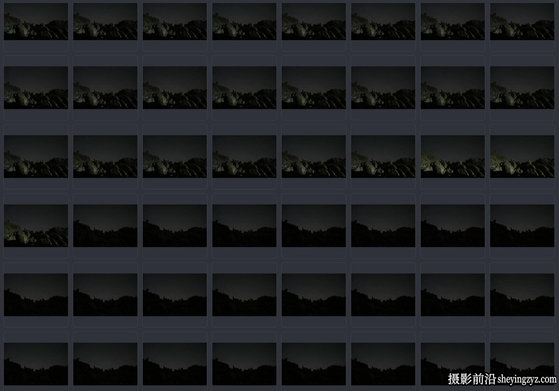 325张星空银河堆栈星轨合成夜景风光后期修图RAW原图素材