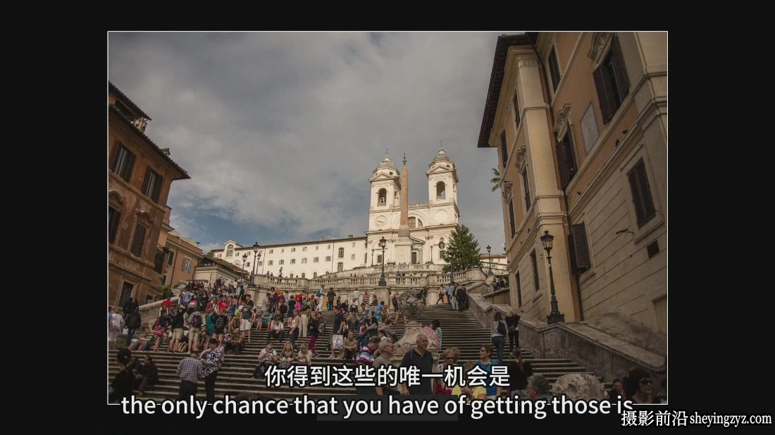摄影师Scott Kelby旅行摄影教程-罗马旅拍摄影师指南教程-中英字幕