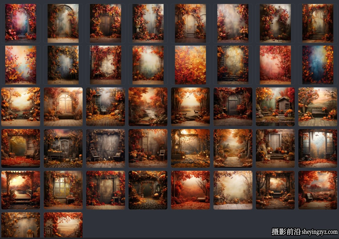 秋季深秋季节高清数字背景素材 42xJPG