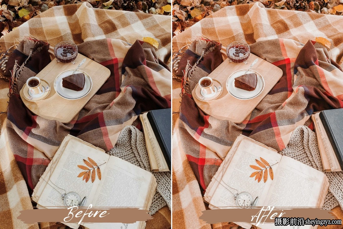 秋季情绪人像温馨氛围调色LR预设及手机lr预设 Cozy Autumn Presets