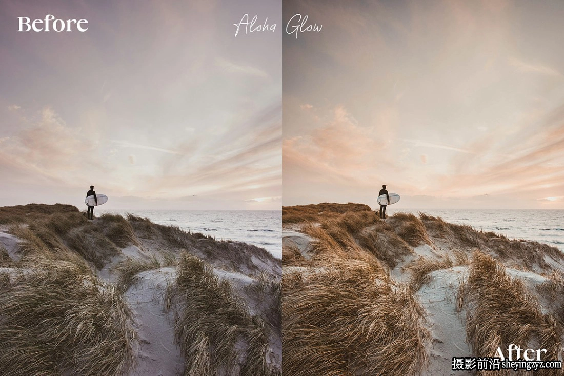 海滩风景日落热带度假调色LR预设 Beach Bliss Lightroom Presets