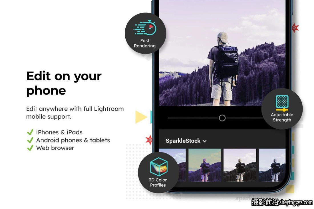 25 个紫外线Lightroom预设和LUT预设25 Ultraviolet Presets and LUTs