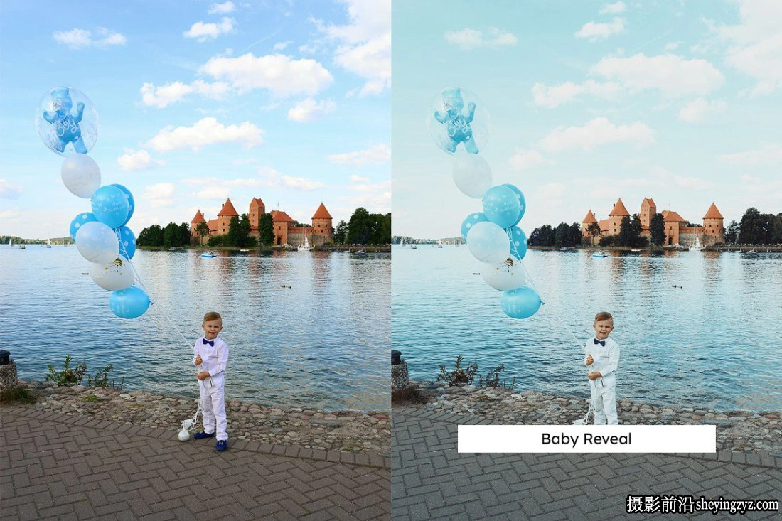 20种浅蓝色电影色彩LR预设及LUT以上 20 Baby Blue Presets &amp; LUTs