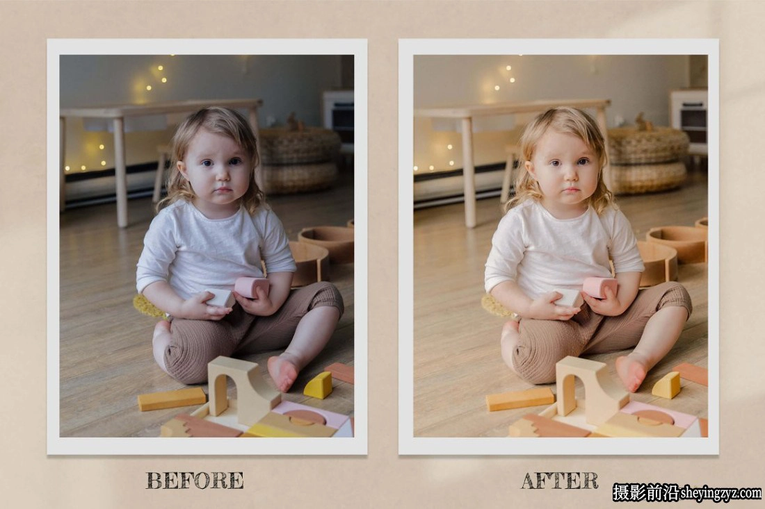 新生儿儿童摄影调色LR预设及手机调色滤镜 Baby Lightroom Presets