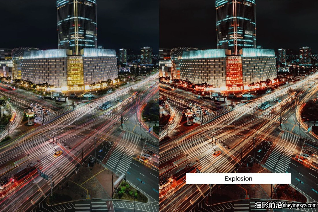 20款城市街道夜景霓虹灯LR预设及LUT 20 Fiery Nights Presets &amp; LUTs