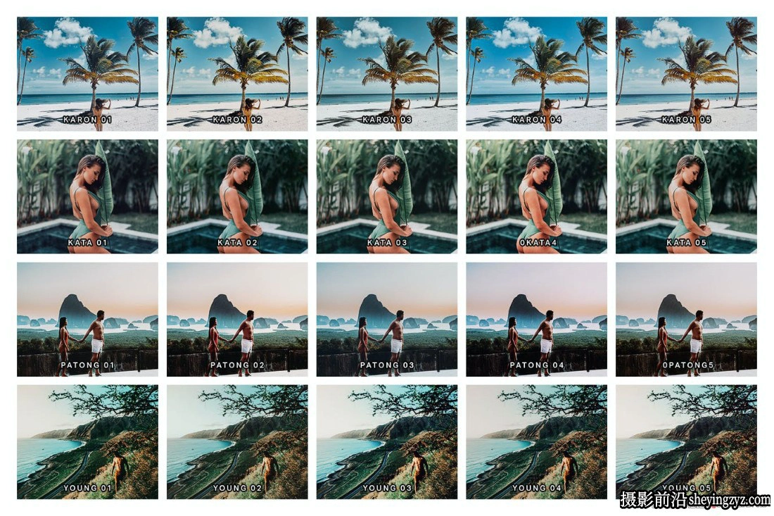 泰国旅拍摄影人像调色LR预设 20 Epic Thailand Presets and LUTs