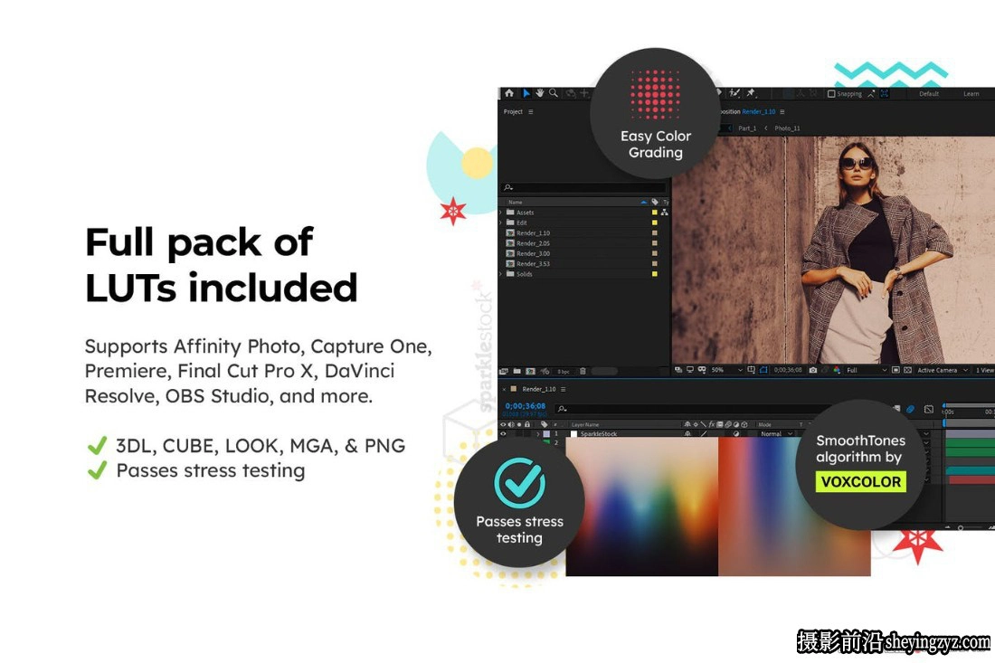 复古杂志人像摄影调色LR预设 Editorial Style Presets and LUTs
