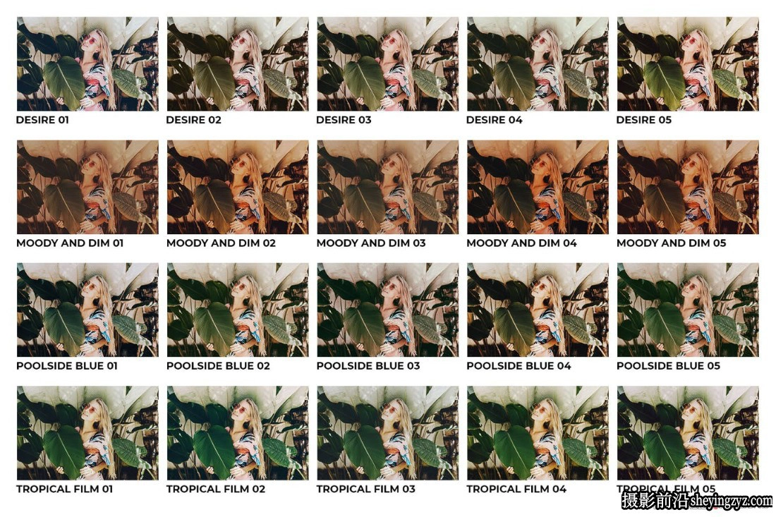 复古杂志人像摄影调色LR预设 Editorial Style Presets and LUTs
