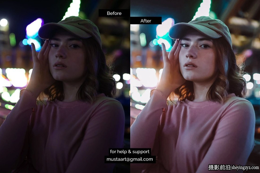 免费lr预设-城市夜景街拍人像调色LR预设 MustaART Aftesto Preset
