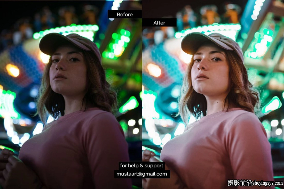 免费lr预设-城市夜景街拍人像调色LR预设 MustaART Aftesto Preset