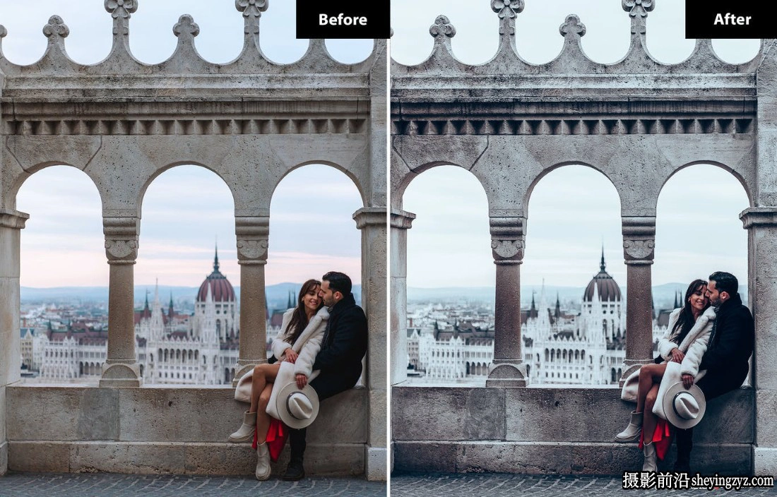 黑暗情绪色彩调色LR预设手机lr预设 Black Tones Lightroom Preset