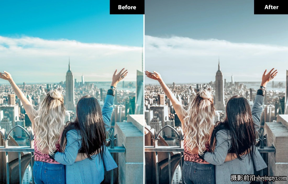 黑暗情绪色彩调色LR预设手机lr预设 Black Tones Lightroom Preset